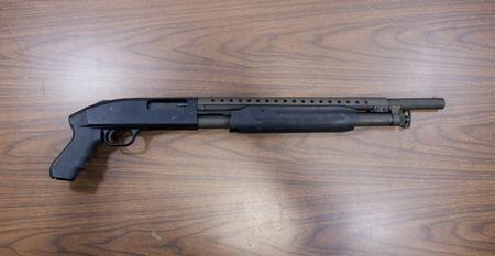 MOSSBERG 500 12 Gauge Police Trade-In Shotgun with Pistol Grip and Heat Shield