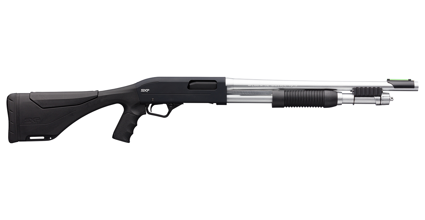 WINCHESTER FIREARMS SXP SHADOW MARINE DEFENDER 12 GAUGE PUMP SHOTGUN WITH MATTE CHROME FINISH