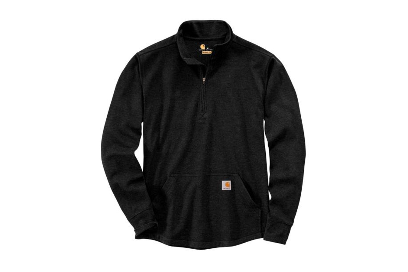 Carhartt Relaxed Fit Heavyweight Long-Sleeve 1/2 Zip Thermal Shirt ...