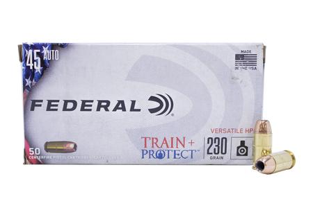 FEDERAL AMMUNITION 45 Auto 230 gr VHP Train and Protect 50/Box