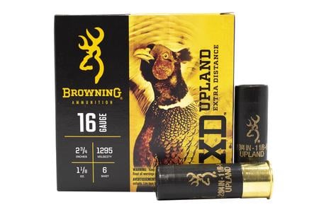 BROWNING AMMUNITION 16 Gauge 2-3/4 in 1-1/8 oz Shot 6 BXD Upland 25/Box