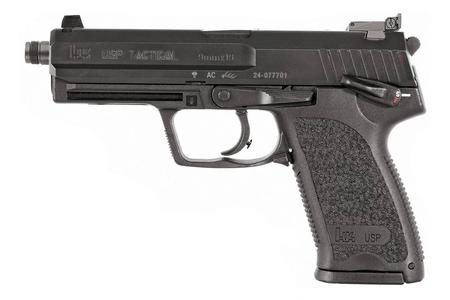 H  K USP Tactical V1 9mm Pistol with Threaded Barrel