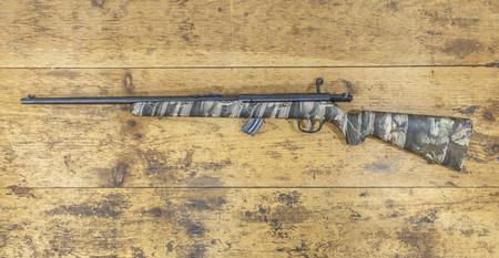 SAVAGE Mark II 22LR Police Trade-In Rifle with Camo Synthetic Stock