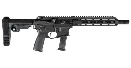 CA9MM 9MM AR-STYLE PISTOL WITH SBA3 PISTOL BRACE AND BLACK FINISH