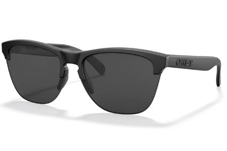 FROGSKINS LITE MATTE BLACK W/GREY LENSES