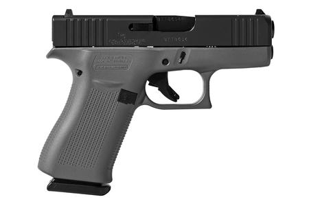 GLOCK 43X 9mm Semi Auto Pistol with Concrete Gray Cerakote Frame