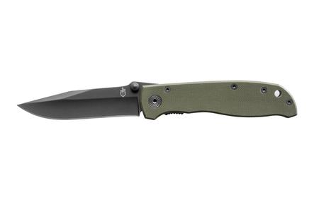 AIR RANGER FOLDING KNIFE 3 3 INCH BLADE HCS BLADE GREEN HANDLE