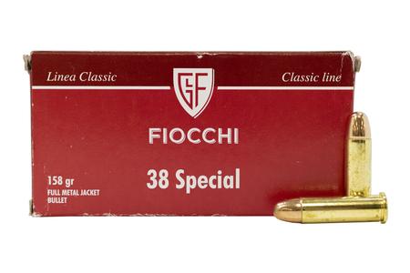 Fiocchi 38 Special 158 gr FMJ 50/Box