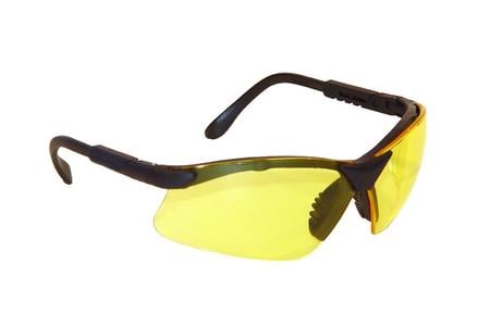 RADIANS Revelation Shooting Glasses with Black Frame and Amber Lenses