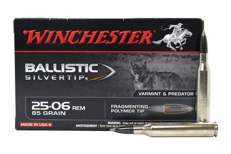 WINCHESTER AMMO 25-06 Rem 85 gr Ballistic SilverTip 20/Box