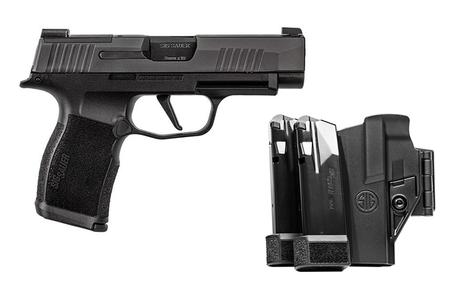 SIG SAUER P365XL 9mm TacPac with One 12-Round Mag, Two 15-Round Mags and Holster