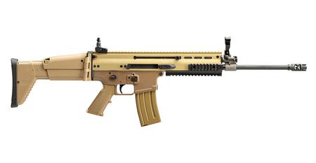 FNH SCAR 16S NRCH 5.56 SEMI-AUTO RIFLE WITH 16.25 INCH BARREL AND FDE FINISH
