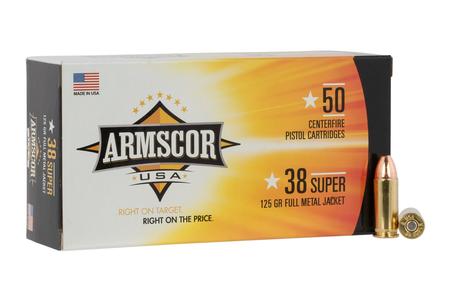 Armscor 38 Super 125 gr FMJ 50/Box