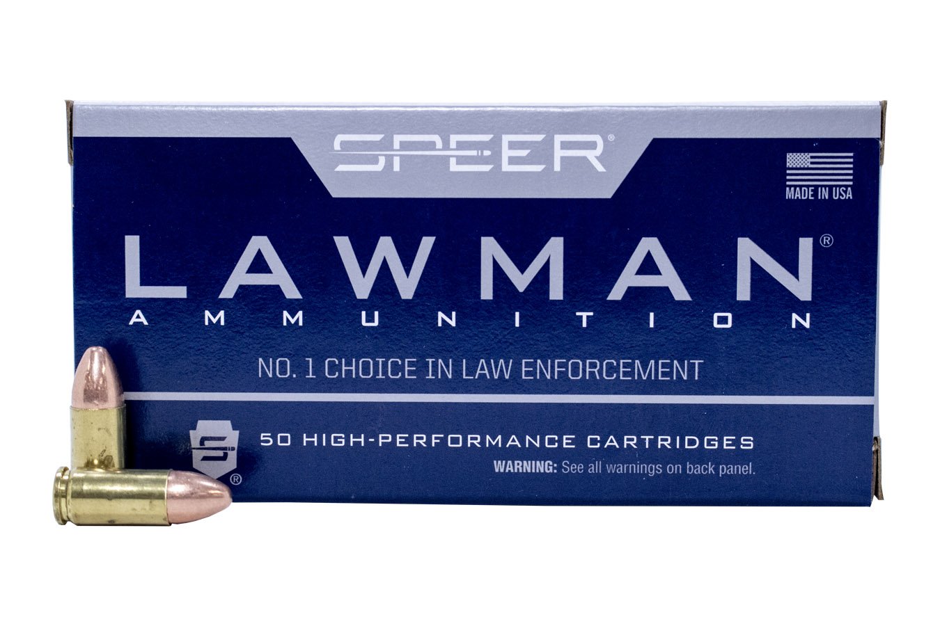 SPEER AMMUNITION 9MM 115 GR TMJ LAWMAN 50/BOX