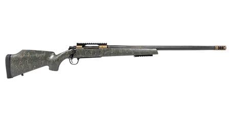 CHRISTENSEN ARMS Traverse 300 Win Mag Bolt Action Rifle with 24 Inch Barrel and Green/Tan Webbed Stock