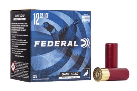 Federal 12 Gauge 2-3/4 in 1.25 oz 6 Shot Heavy Field Load 25/Box
