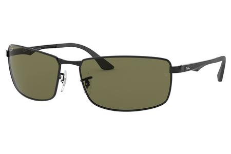 RB3498 WITH GUNMETAL FRAME AND BROWN GRADIENT POLARIZED LENSES