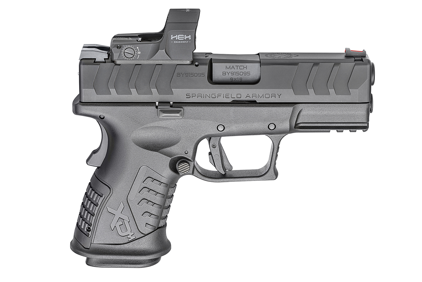 XDM ELITE 3.8 COMPACT OSP 10MM PISTOL WITH HEX DRAGONFLY RED DOT