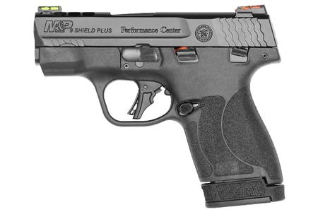 M&P9 SHIELD PLUS 9MM PERFORMANCE CENTER PISTOL WITH PORTED SLIDE, FIBER OPTIC SI