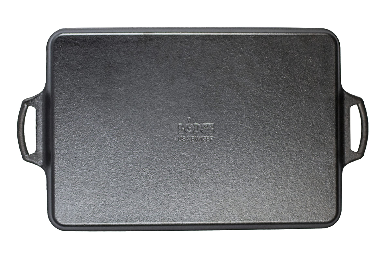 Lodge Cast Iron Seasoned Cast Iron Baking Pan in Black