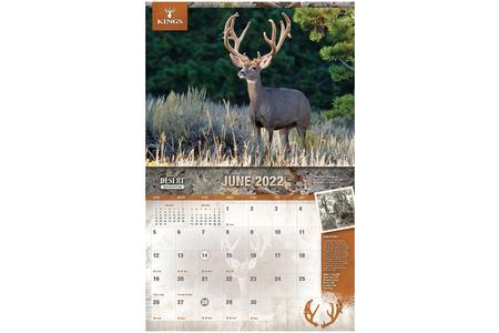 2022 KINGS MULE DEER CALENDAR
