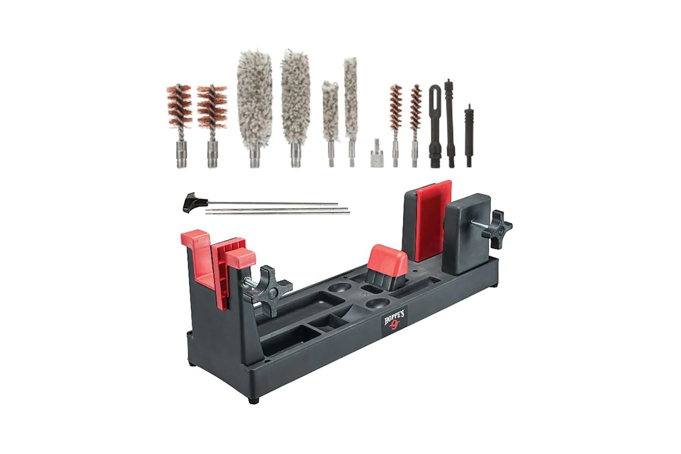 HOPPES GUN VISE WITH LONG GUN DRY CLEANING KIT