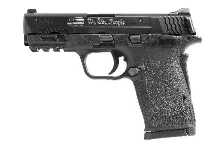 M&P9 SHIELD M2.0 EZ 9MM PISTOL WITH WE THE PEOPLE CUSTOM LASER ENGRAVED SLIDE