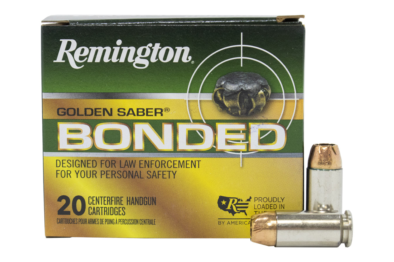 REMINGTON 40 SW 165 GR BBJHP GOLDEN SABER 20/BOX