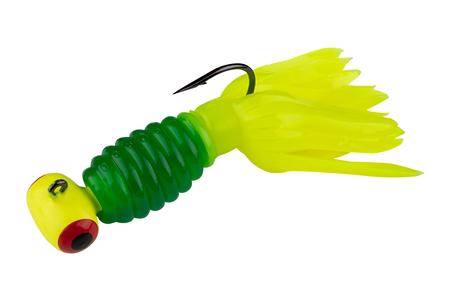 SAUSAGE HEAD W/CRAPPIE THUNDER LIME-A-
