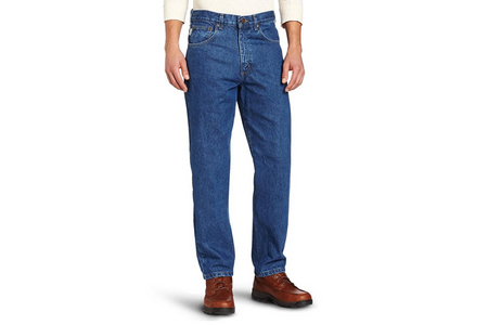 RELAXED FIT WASHED DENIM JEAN