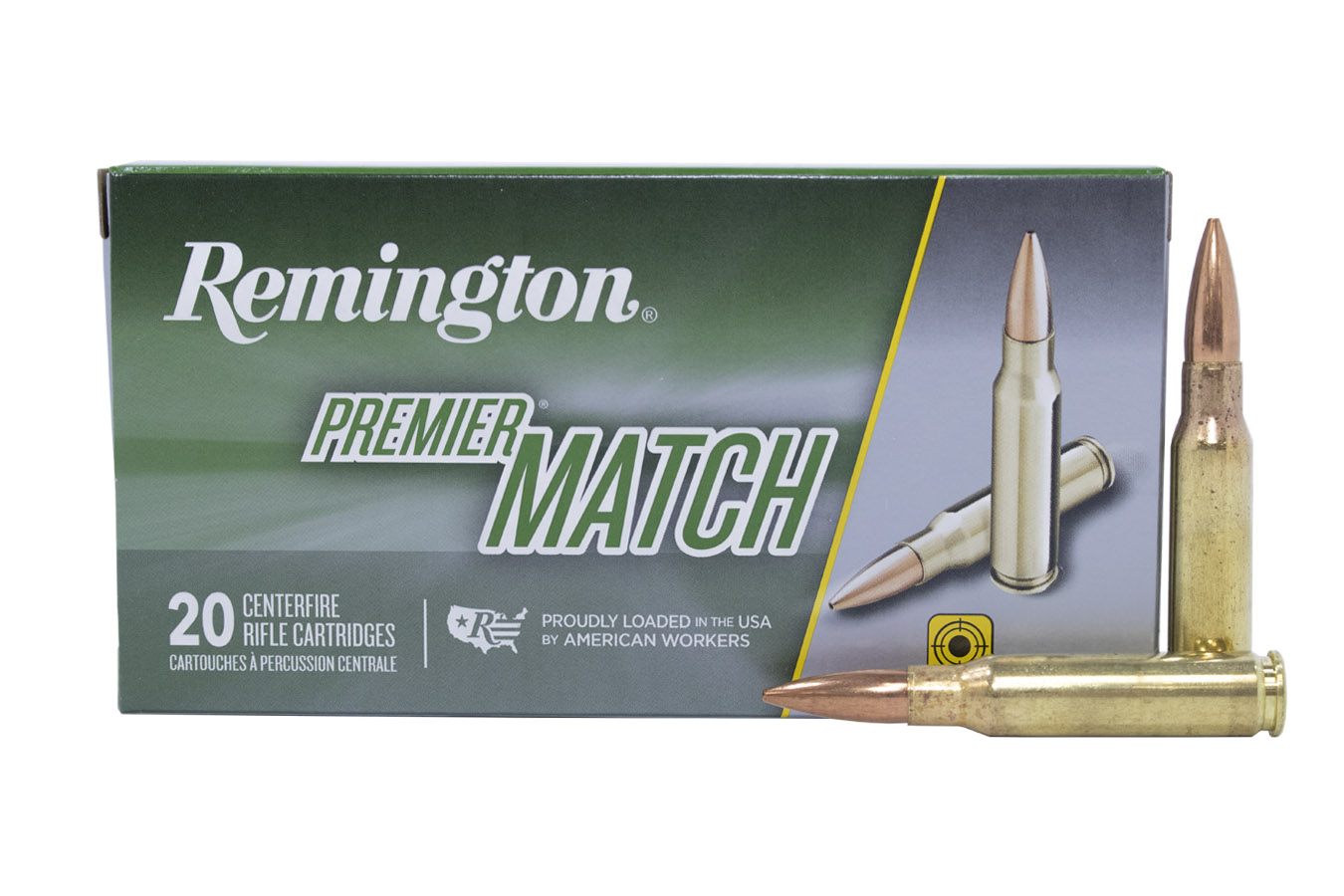 REMINGTON 308 WIN 175 GR MATCHKING BTHP PREMIER MATCH 20/BOX