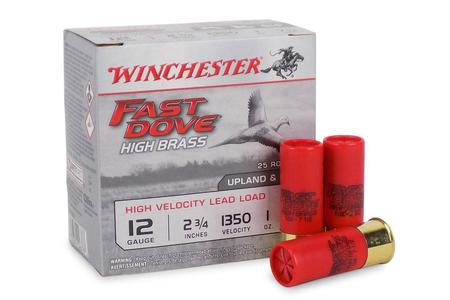 WINCHESTER AMMO 12 Gauge 2-3/4 in 1 oz 7.5 Shot Fast Dove High Brass 25/Box