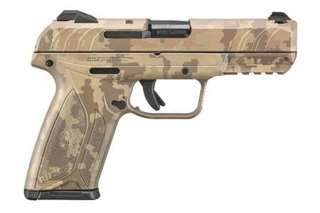 RUGER Security-9 9mm Semi-Auto Pistol with Desert Digital Camo Cerakote Finish