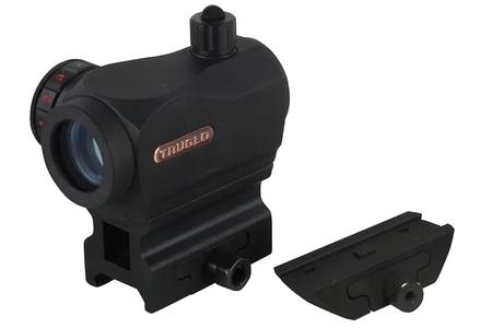 TRUGLO Triton 20mm Tri-Color Red-Dot Sight with High/Low Mounting Base
