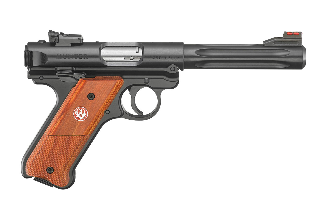 RUGER MARK IV 22LR HUNTER PISTOL WITH FLUTED BARREL