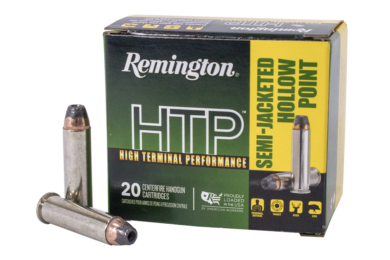 REMINGTON 357 MAG 110 GR SJHP HTP 20/BOX