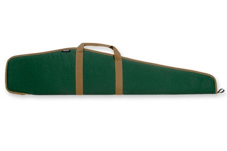 BULLDOG Pit Bull Scoped Rifle Case Green w/ Tan Trim for 48 Inch Rifles