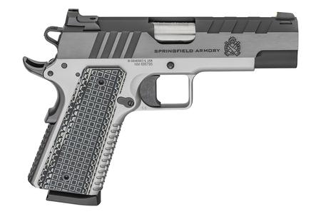 1911 EMISSARY 45 ACP COMPACT PISTOL WITH STAINLESS FINISH AND G10 GRIPS