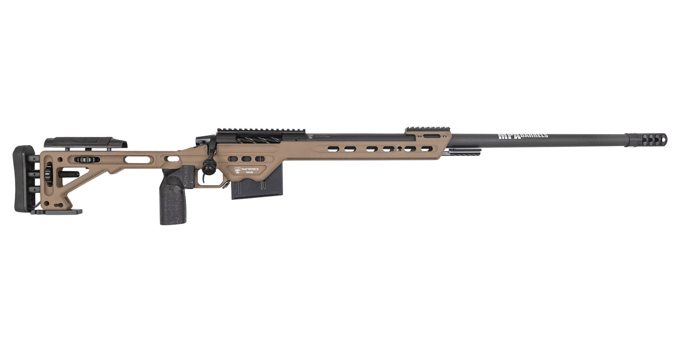 MASTERPIECE ARMS CHASSIS 6.5 CREEDMOOR FLAT DARK EARTH CERAKOTE