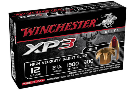 WINCHESTER AMMO 12 Ga 2-3/4 in 300 gr Sabot XP3 5/Box