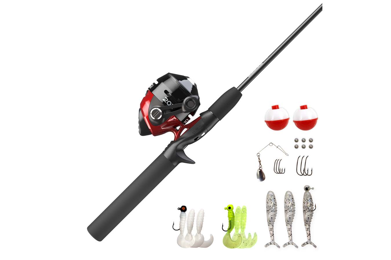 Discount Zebco 202 Spincast Combo with Tackle for Sale