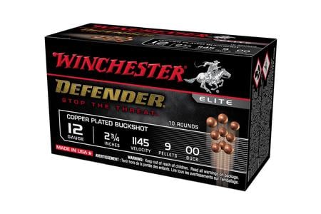 DEFENDER COPPER 12GA 2.75` 9 PELLET 00 BUCK SHOT