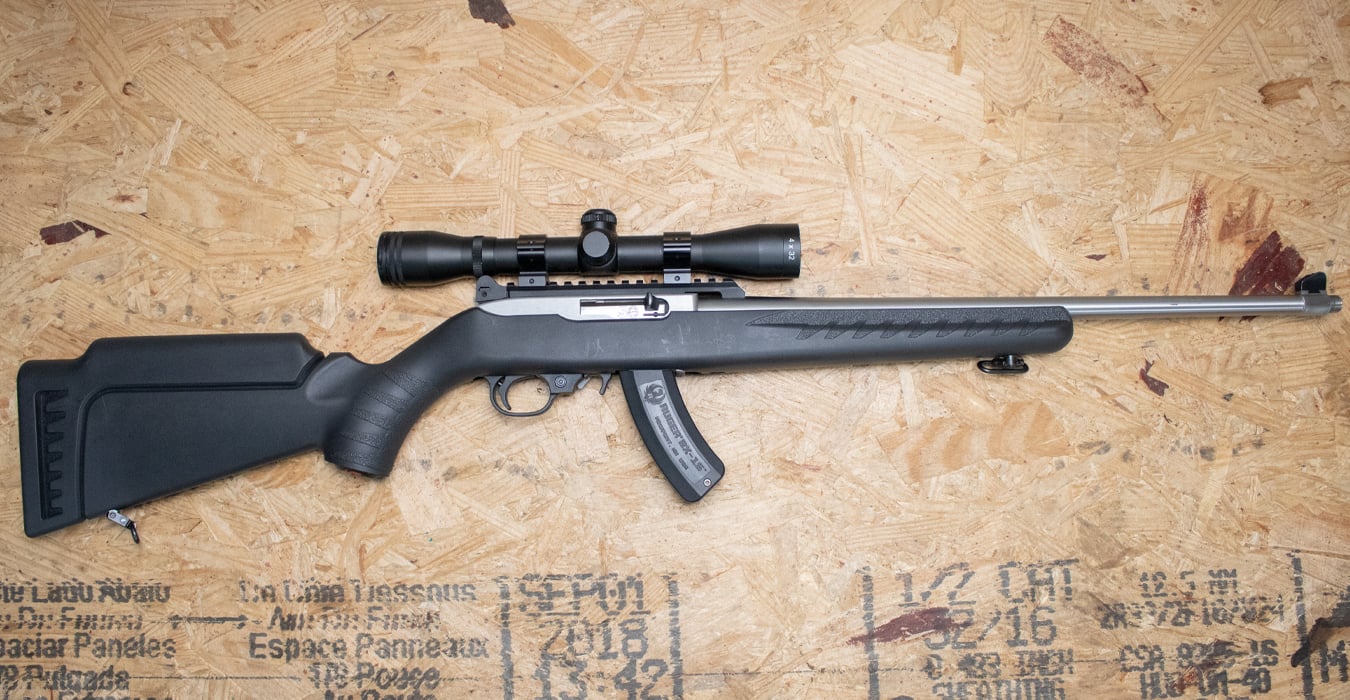 RUGER 10/22 22 LR Police Trade-In Rifle 50 Year Anniversary Edition with Scope