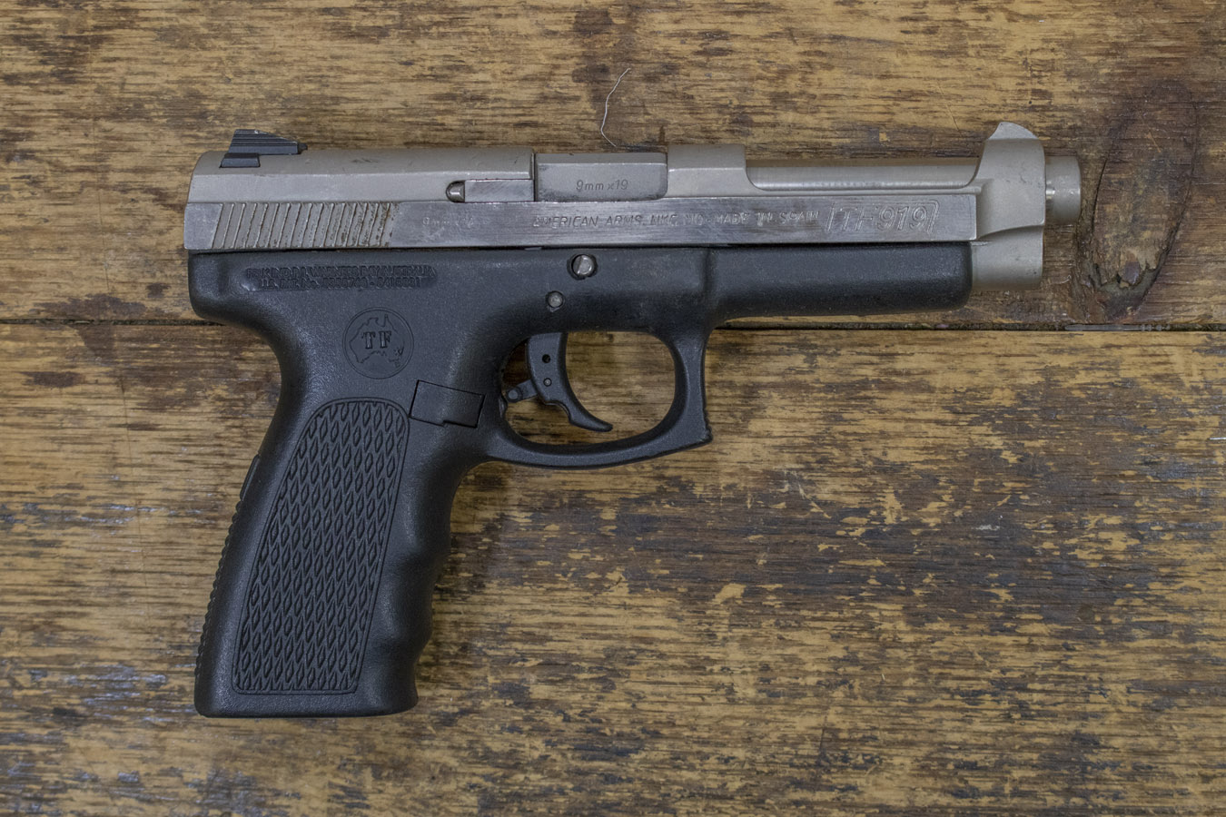 AMERICAN ARMS Felk TF919 9mm Police Trade-In Pistol (Magazine Not Included)