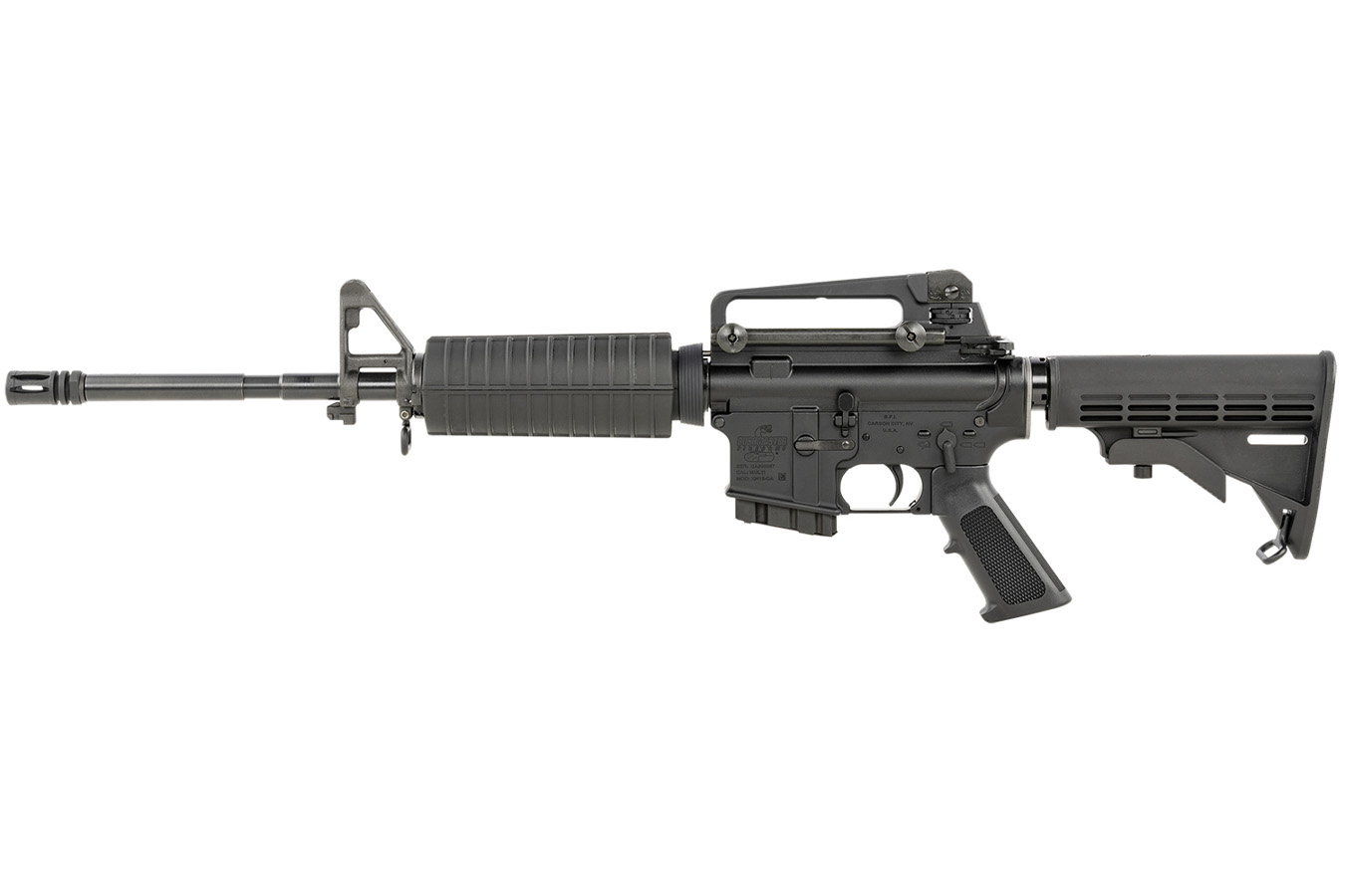 BUSHMASTER M4 Patrolman's 5.56 Nato Semi-Auto Rifle with Matte Black Finish