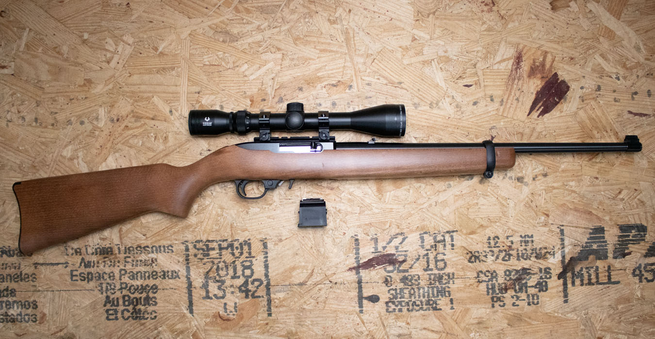 RUGER 10/22 22 LR Used Trade-In Rifle with Scope