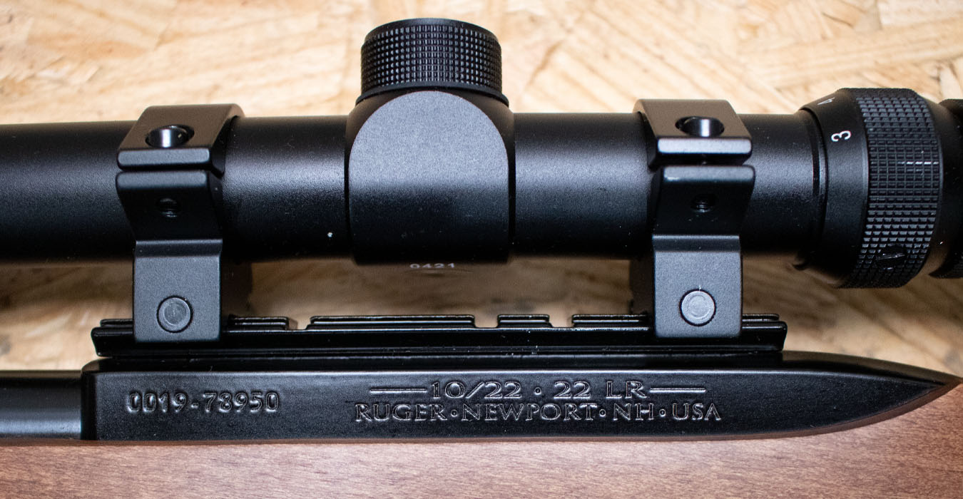 RUGER 10/22 22 LR Used Trade-In Rifle with Scope