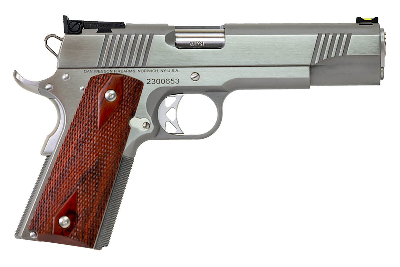 DAN WESSON Pointman 45 1911 45 ACP Full-Size Stainless Pistol with 5 Inch Barrel