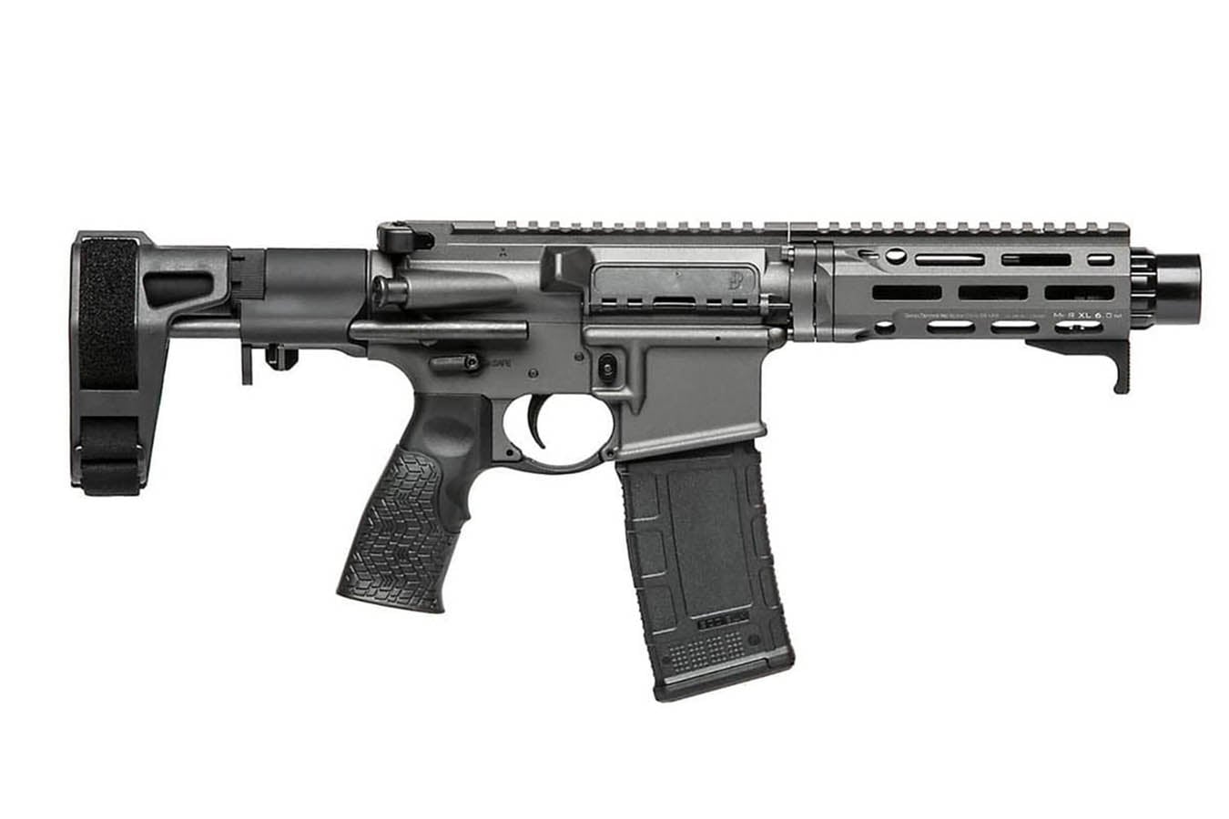 Daniel Defense DDM4 PDW 300 Blackout AR15 Pistol with Cobalt Gray Finish