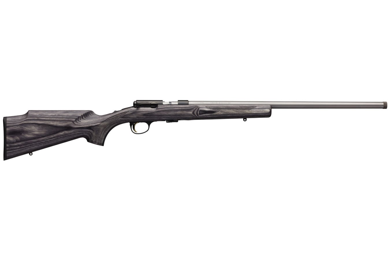 BROWNING FIREARMS T-Bolt Varmint 22 Long Rifle Bolt-Action Rifle with Satin Gray Laminate Stock